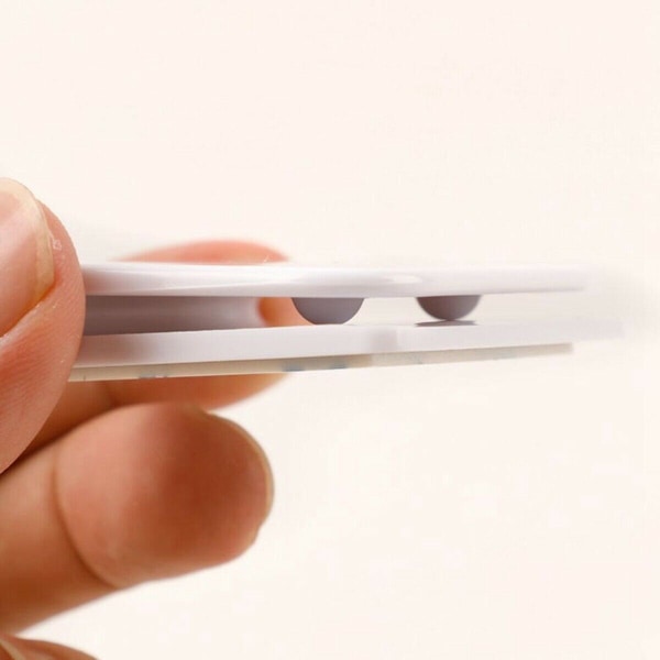 6-pak vindsikkert stop-guard clips, brusekabinegardinbeskytter