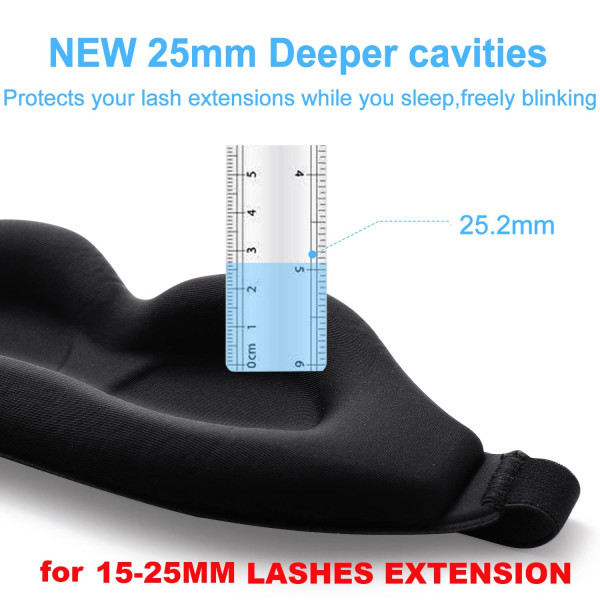 IC NOE 3D Contour Deep Pocket Lash Protector Øjenmaske