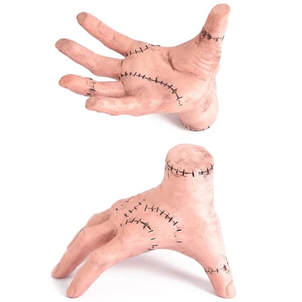 Onsdag Thing Hand Cosplay Latexfigur rekvisit