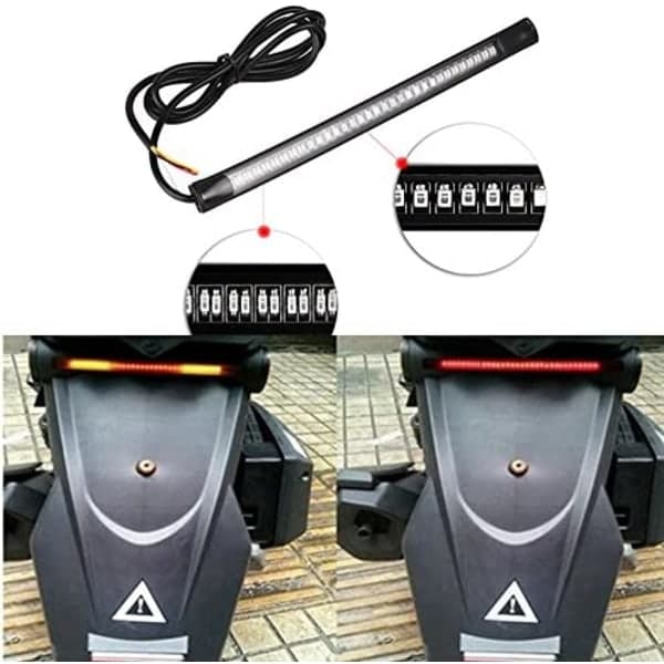 48 LED-bremselys passer til motorcykel, bilcykel med 12V lys, 2 stk