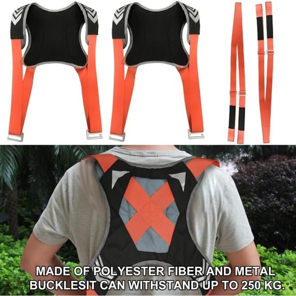 4 stycken flyttband, lyftband i polyester, multifunktionella lyftband, lämpliga för flytt, transport och fasta möbler