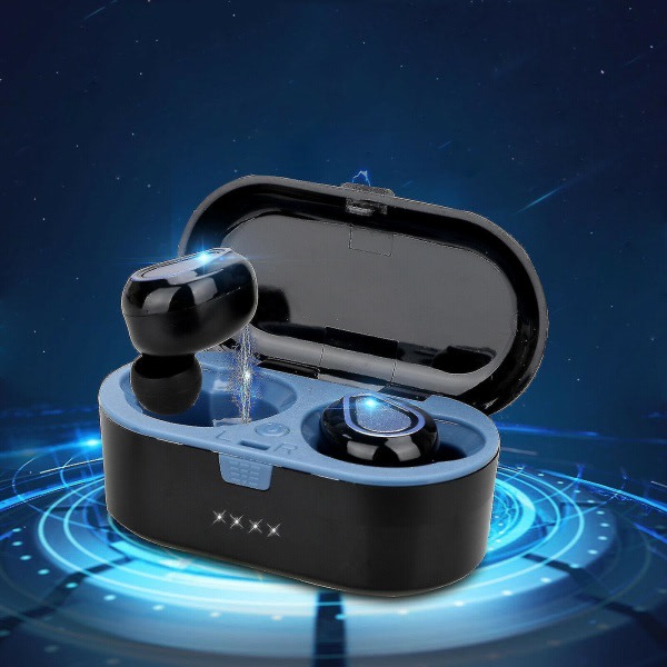 IC Bluetooth-hodetelefoner 5.0 bærbare in-ear dobbelt-pass Bluetooth-hodetelefoner mini binaural sport