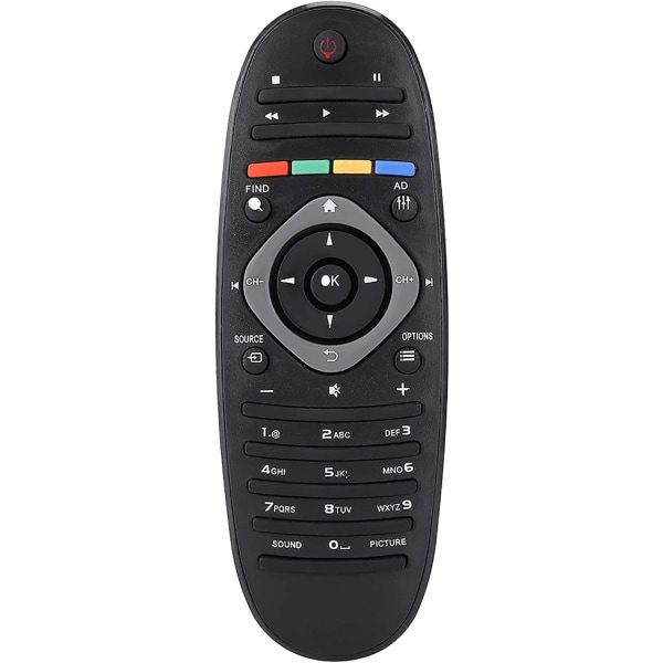 Ersättnings-TV-fjärrkontroll Universalkontroll för Philips TV Original Philips Fjärrkontroll Philips KVALITETSMATERIAL
