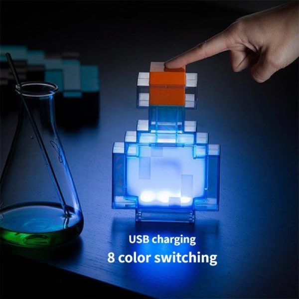 Minecraft-yövalo lapsille Torch Night Light B