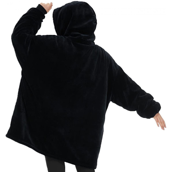 Snuggie Oversized Filt Hættetrøje Grå