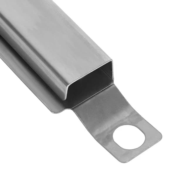 2 sæt gasgrill crossover-kanalrør reparationssæt rustfrit stål reservedele til grillreparation og vedligeholdelse