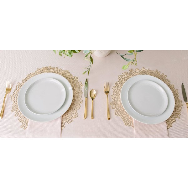 IC Bloom presset vinyl bordstablet sæt om 4, køkkens- og matbordsmattor, specielle lejligheder, bröllop, vardag