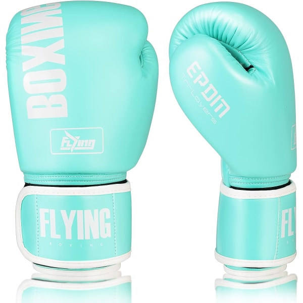 IC Boksehandsker til mænd og kvinder Velegnet til boksning Kickboksning Mixed Martial Arts Maui Thai Mma Sandsæk Fighting Træning-Grøn-12Oz