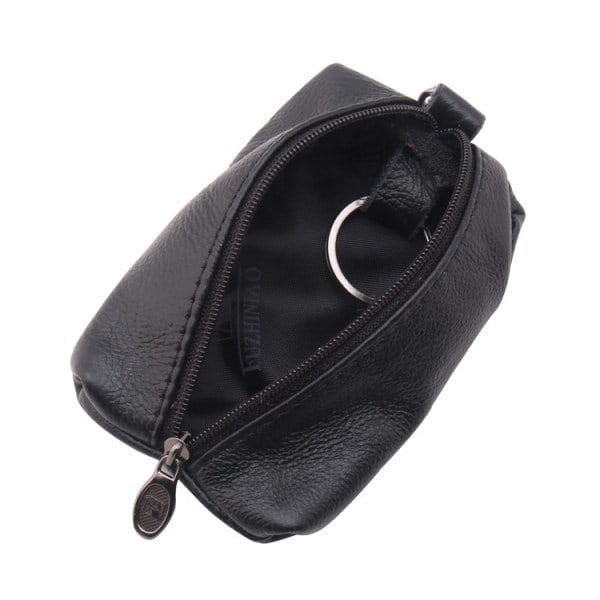 Vinpunainen Unisex Nahkainen Avaimenperä Case Keychai
