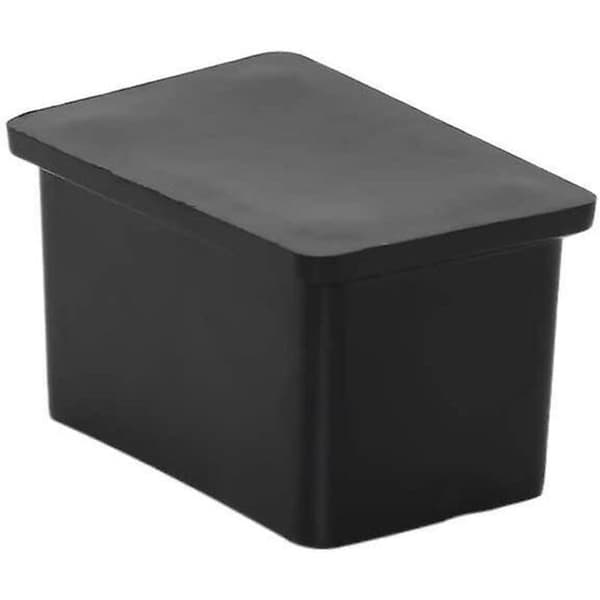 Förpackning med 8 rektangulära PVC-stolsbensskydd som inte lämnar märken, 30 mm x 50 mm (1-3/16\" X 2\")