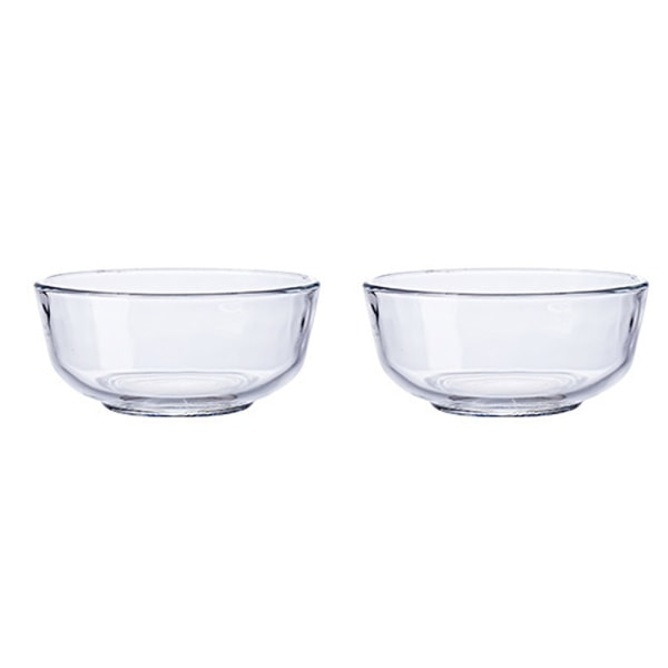 IC Stor salatskål, rund i premium akryl, brudsikker klar, 146 ounce 2 stk