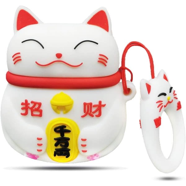 IC Case for 3D Cute Cartoon Lucky Cat Air_sPods () cover for Ap