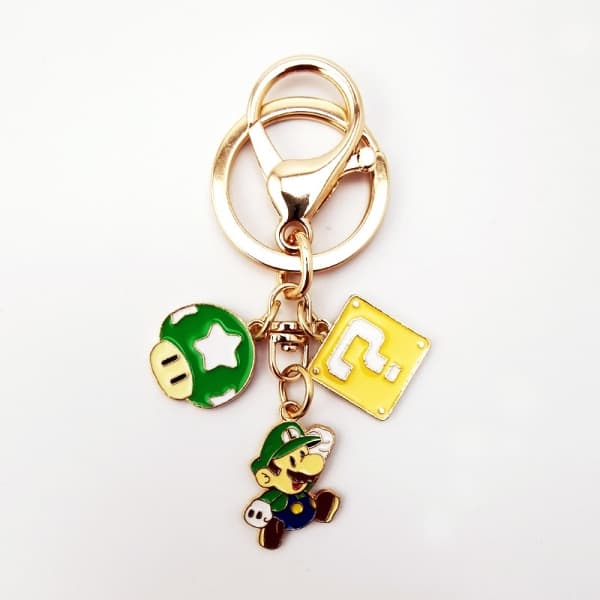 Super Mario Nyckelring Mario Smycken 2-pack