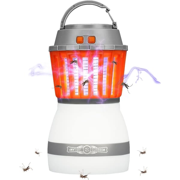 IC Led Uv 2 i 1 Myggemorder Lys Bärbar Udendørs Camping Vandafvisende Lys (d-583-a)