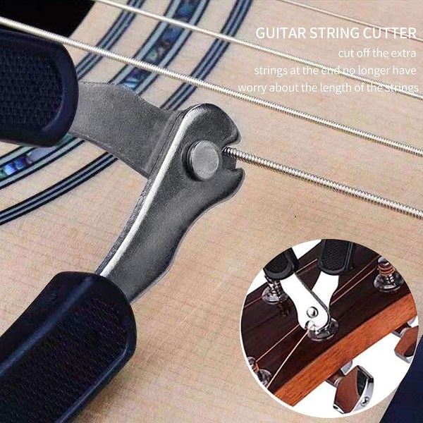 IC 3-i-1 strengeruller svart gitarstrengeruller