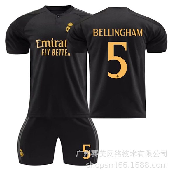 Real Madrid andre bortetrøye nr. 8 10 Modric 7 Winnie 5 Bellingham Ronaldo fotballuniform 7 Winnie the Pooh Socks twenty four#