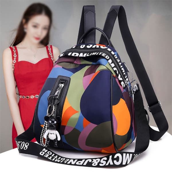 IC Ny multifunktionsryggsäck Dam Vattentät Oxford Bagpack Thef A one size