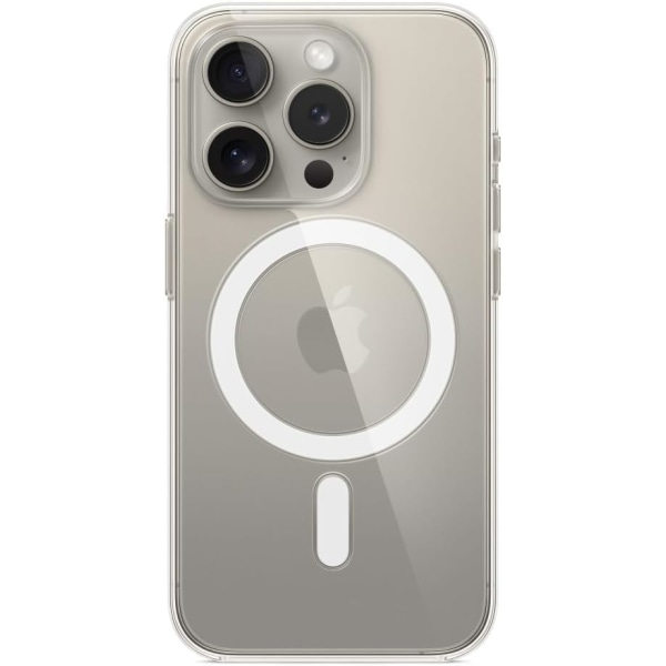 IC Apple Transparent etui med MagSafe til iPhone 15 Pro