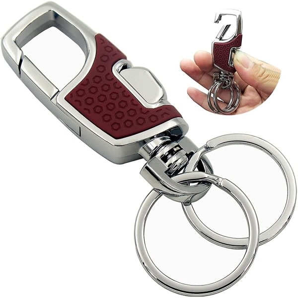 Cars Keychain Heavy Duty Car Keychain for män och kvinner - Röd IC