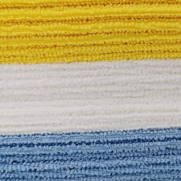 Mikrofiberklut, 24-pakning, Multi, Ensfarget, 30 x 30 cm
