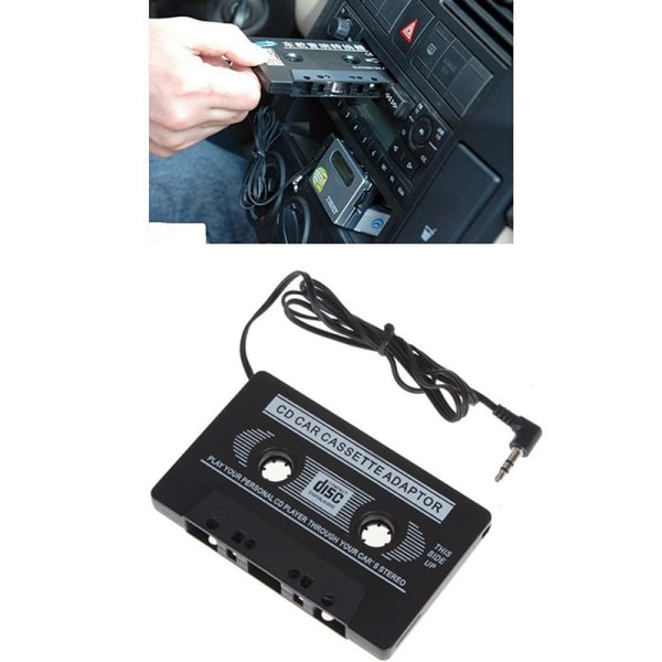 IC Högkvalitativ bilkassett Universal Car o Cassette Tape Adapter