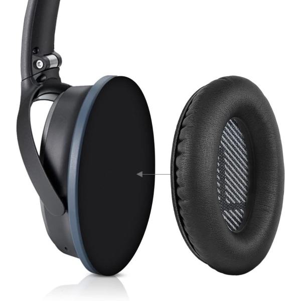 IC NOE 2x Öronkuddar för Bose Quietcomfort 35 / QC35 Wireless