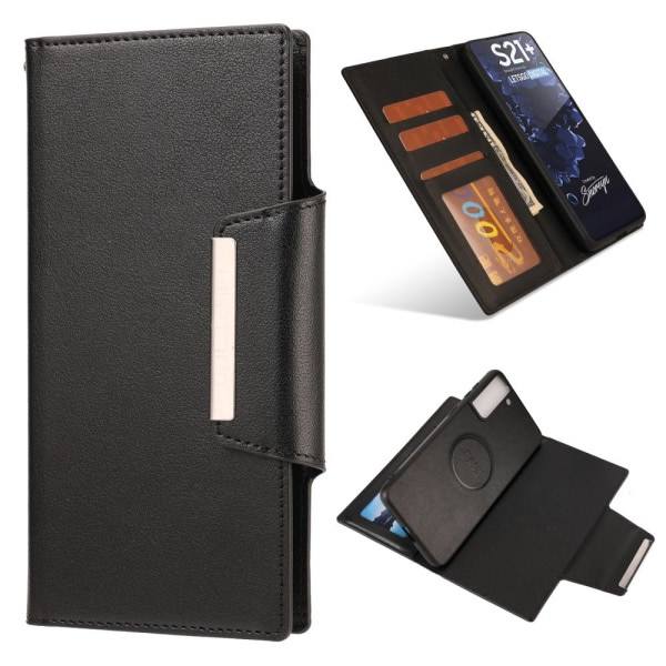 Samsung Galaxy S21 Ultra - 2i1 Magnet Etui - Sort Sort Sort