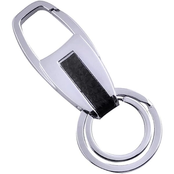 (Set med 2) Nyckelringar för män Metallnyckelringar Bilnyckelringar Small Cr IC