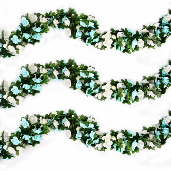 IC 5 st konstgjorda blomstergirlanger Rosenkransar Realistiskt hängande
