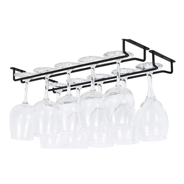 Vinglasstativ under skabet Vinglasholder Stemware Rack