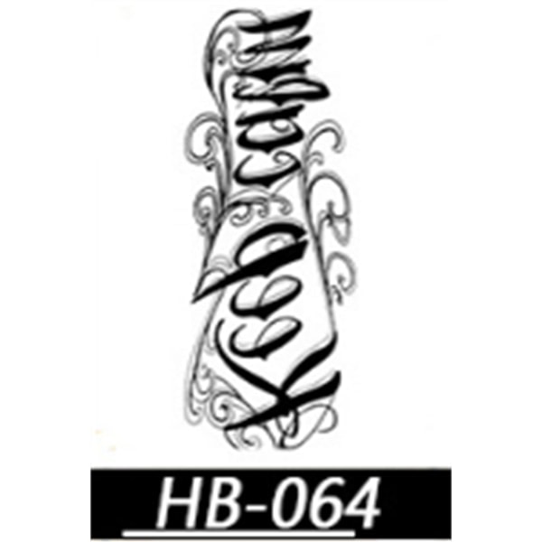 IC Store Store midlertidige falske tatoveringer 14 stk Flerfarget Flerfarget