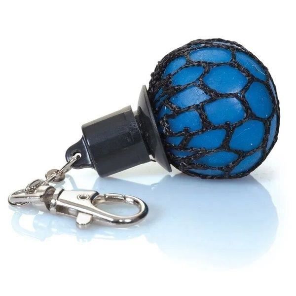 Anti-stress nøglering med afslappende pustebold * Mål: 5 x 3 x 3 cm * Farve: tilfældig Funktioner: nøglering, IC