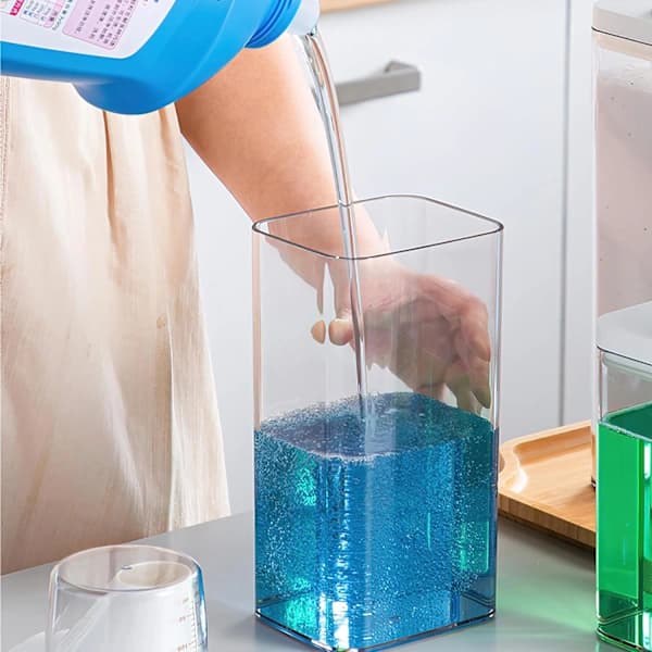 2300ML Vaskemiddelbeholder, Vaskemiddeldispenser Flytende Vaskemiddel