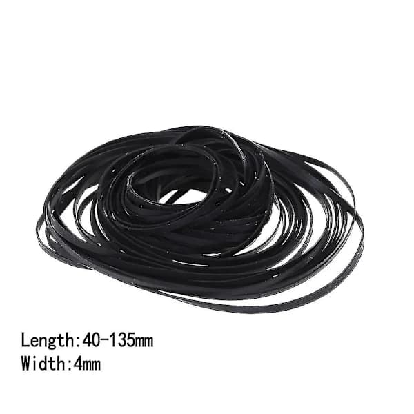 50 stk Universal Mix Kassettspiller Remmer Sorterte Vanlige Driv Flat Gummirem For Cd Dvd Opptaker Walkman