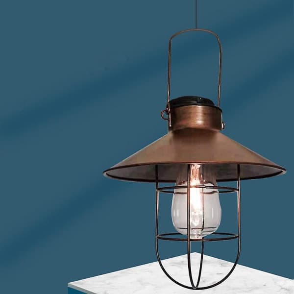 IC Udendørs Metal Sollampe med Glødepærer