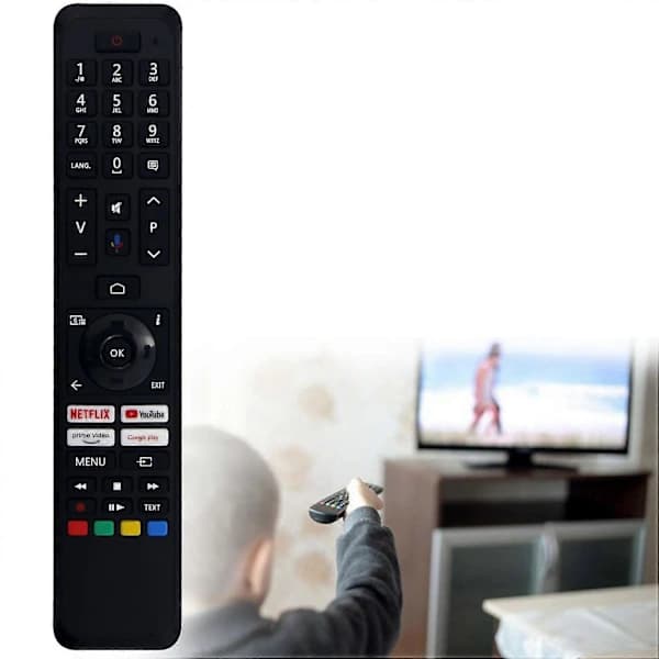 CT-8563 Fjärrkontroll för Toshiba TV 1-10m Räckvidd Infraröd Ersättningskontroll (Stöder Inte Röst)
