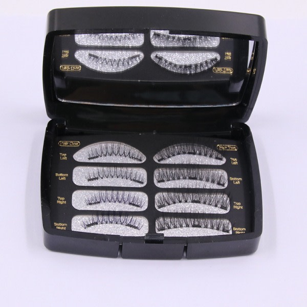 IC Magnetisk set, håndlavede naturlige øjenvipper, L1808