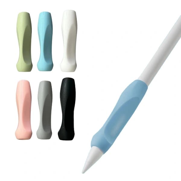 Silikonegreb til Pencil 1. og 2. generation, let at installere og fjerne, Blå Blue