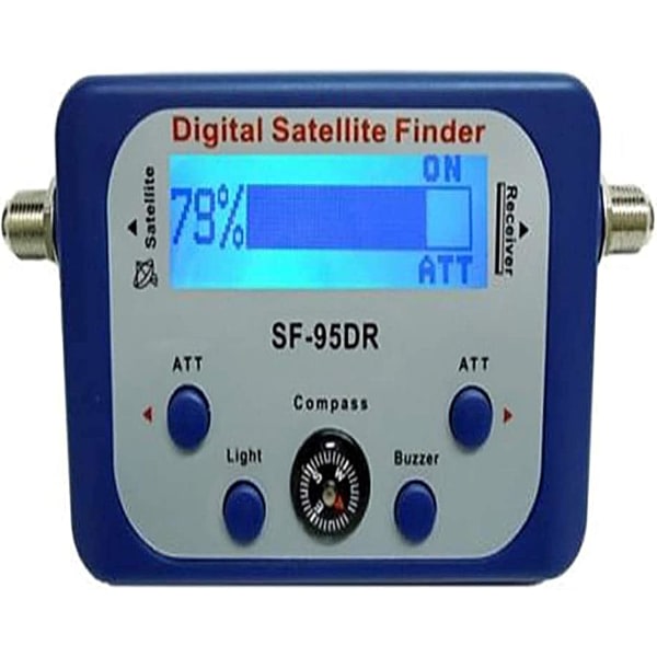 IC Bra for camping Digital Satellitt Signal Meter Finder Meter for Dish Network Directv FTA LCD-grafikk