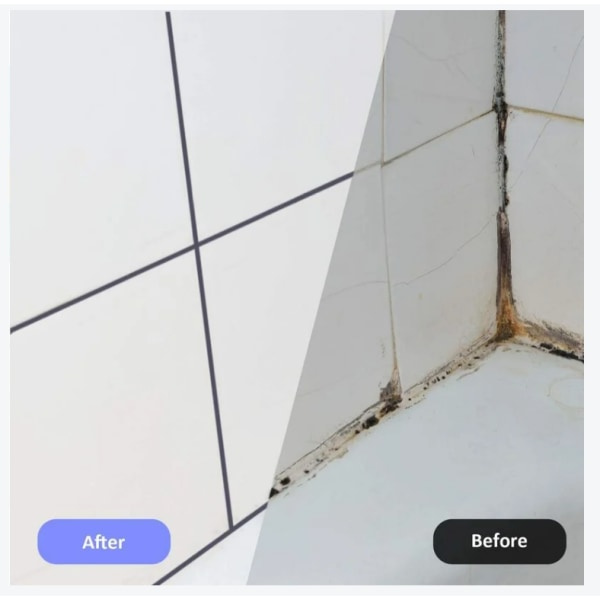 IC Kakelfogpenna Wall Grout Restorer Pen Repair Marker Grout Filler Penna för väggkakelrestaurering Badrumsgolv (mörkgrå)