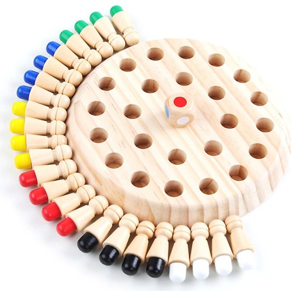 Kids Memory Match Stick Schackspel Kul Block Brädspel Ability Leksak til barn Multicolor 1 sæt