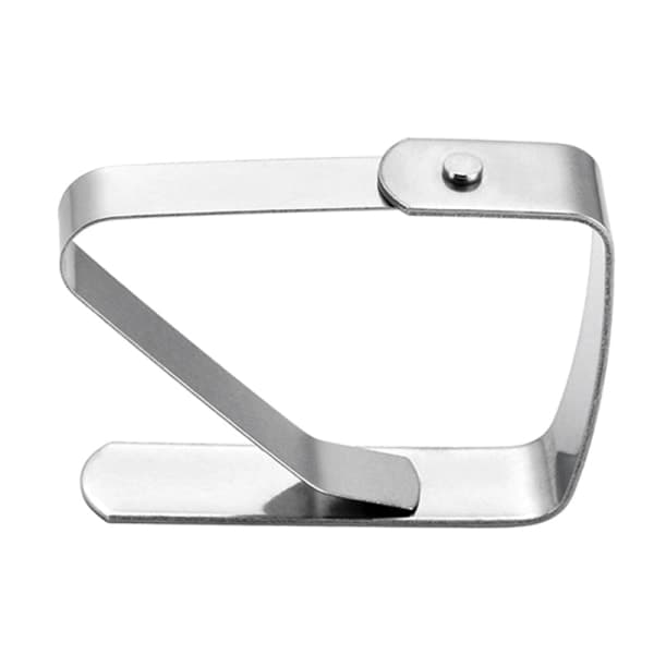 IC 4 stk rustfrit stål Anti-slip dukklemmer 4Pcs one size