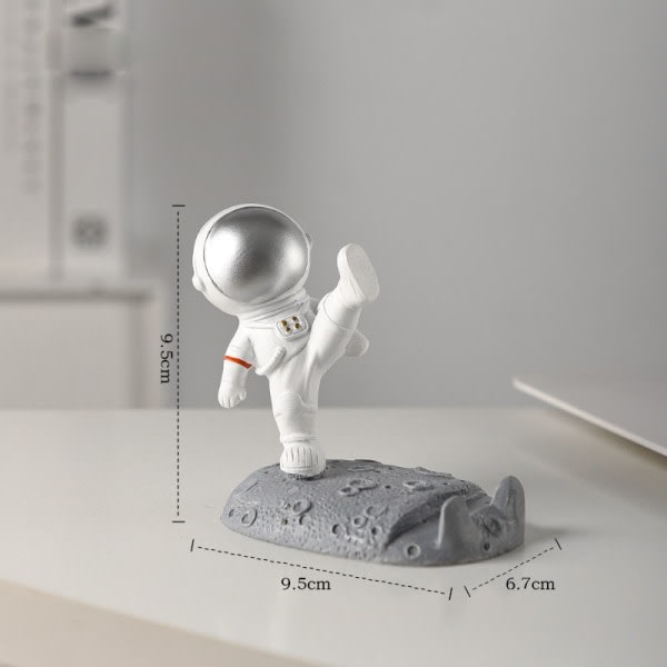 IC Astronaut Resin Bracket, Astronaut Telefonhållare -silver#2