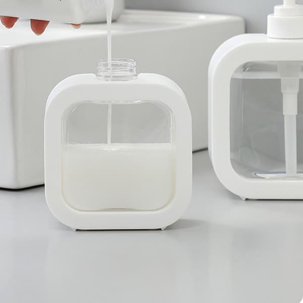 2-pack - Large - Press Bottle - with - Dispenser - 500ml - 300ml - Empty Bottle - Shampoo - Hand Soap - Shower Gel - Dish Soap
