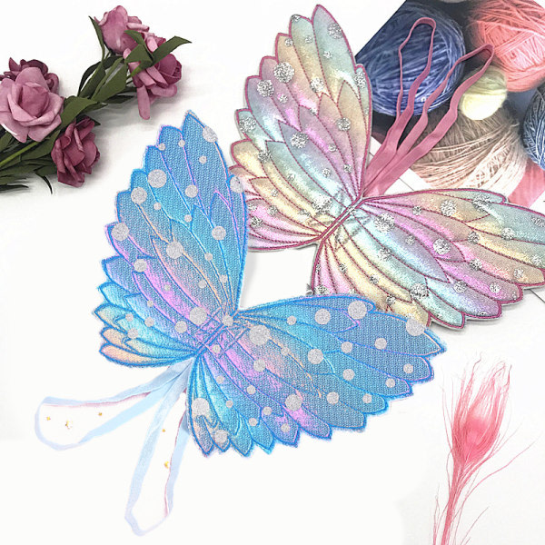 IC Butterfly Wings Dress Up Födelsedagsfest Presenttillbehör Cos Co A4