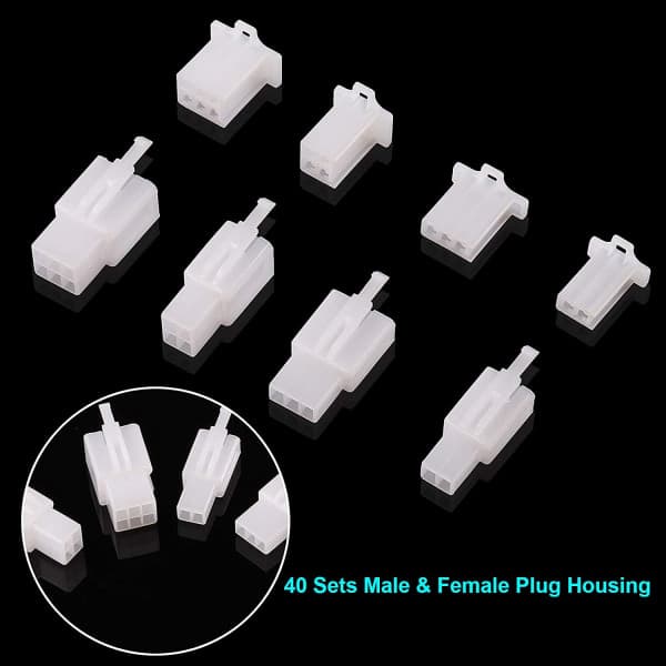 IC 380 st 2,8 mm Bilkontaktsett 2 3 4 6 Pins Bil