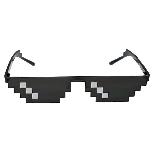 Mosaikk Solbriller Tredimensjonale Pixel Solbriller Tynne Minecraft Rammeløse Uregelmessige Solbriller C2 C2
