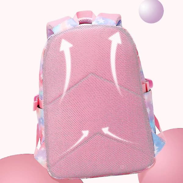 Vanntett Skolesekksett Pink