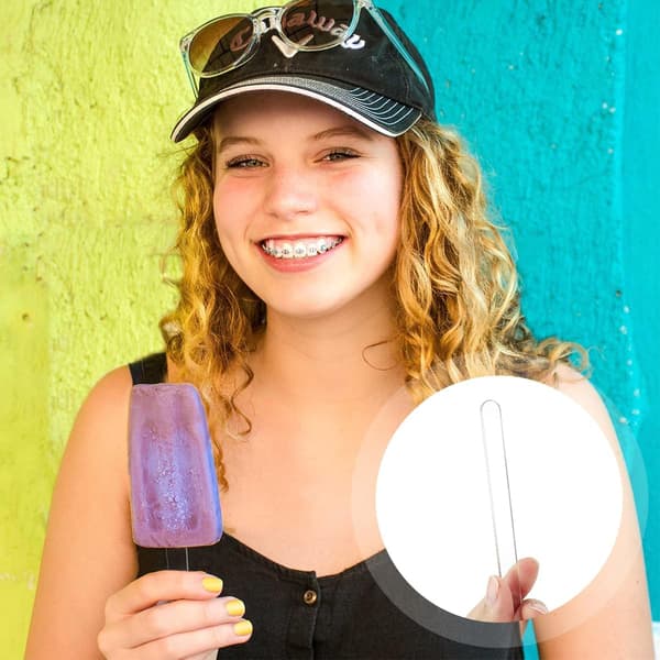 20 Stykker Genanvendelige Akryl Ispinde, Klare Ispinde og Cake Pop Pinde til Frosne Lækkerier, Slikfremstilling og Gør-det-selv Håndværk, 11,4 cm