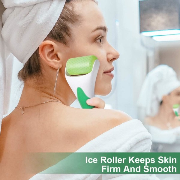 IC Ice Roller för ansikts- och ögonsvullnadslindring, Cold Gel Ice Face Roller TMJ Massager